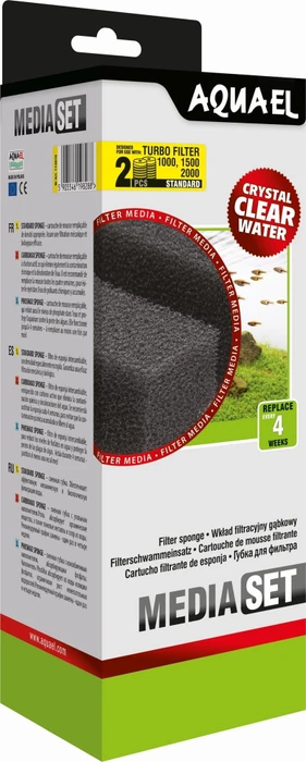 Aquael Pat Mini / Turbo Filter, Aquarium Innenfilter für mechanische und mechanisch-biologische Filterung