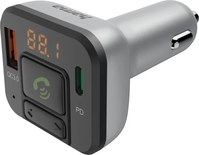 Hama Hama FM-Transmitter mit Bluetooth- und Freisprechfunktion