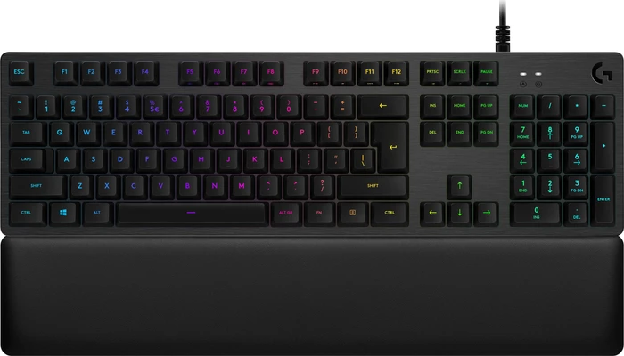 Logitech G513 Carbon, schwarz, Romer-G Linear, USB, DE