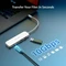 j5create Eco-Friendly 4-in-1 USB-C Hub blau, 2x USB-A 3.1, 2x USB-C 3.1, USB-C 3.1 [Stecker] Vorschaubild