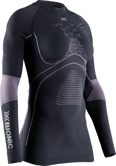 X-Bionic Energy Accumulator 4.0 Kompressionsshirt langarm charcoal/magnolia (Damen)