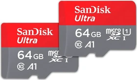 SanDisk Ultra R100 64GB Kit, UHS-I U1, A1, Class 10, 2er-Pack