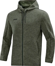 Jako Premium Basics Hoodie khaki meliert