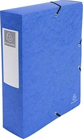 Exacompta Archivbox Colorspan Karton 80mm, A4, blau
