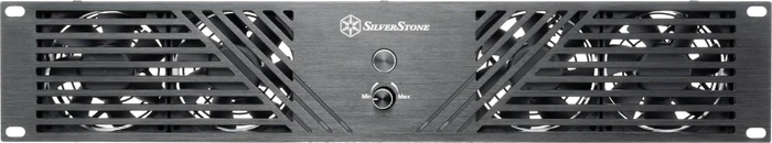 SilverStone 19" externes Lüftermodul, mit 4x 80mm Lüfter, schwarz, 2HE