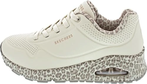 Skechers Uno Safari Time white/leopard (Damen)