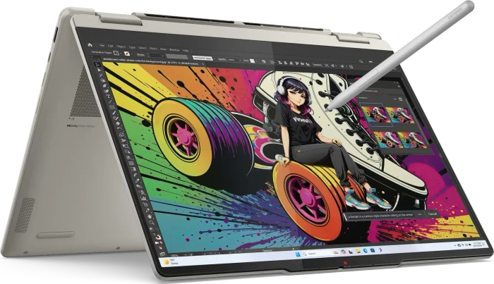 Lenovo Yoga 7 2-in1 14AKP10, Seashell, Ryzen AI 5 340, 16GB RAM, 512GB SSD, US