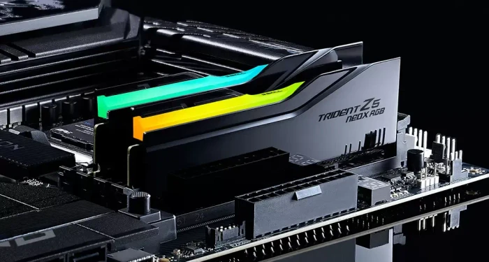 G.Skill Trident Z5 NeoX RGB Glossy Black UDIMM 32GB Kit, DDR5-6000, CL30-38-38-32
