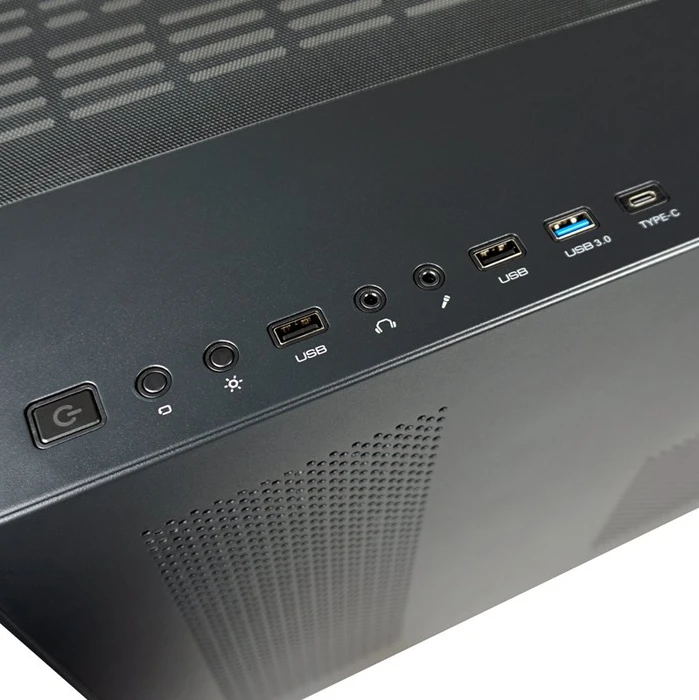 LC-Power Gaming 809B Dark Storm_X, Glasfenster