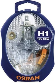 Osram Ersatzlampenboxen für Pkw H1, 9er-Pack