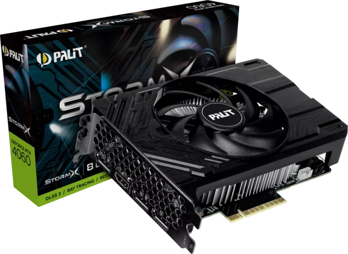 Palit GeForce RTX 4060 StormX, 8GB GDDR6, HDMI, 3x DP