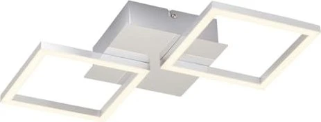 Briloner Frame LED Deckenleuchte 11W 47cm alu/chrom