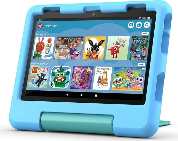Amazon Fire HD 8 KFRAPWI 2024, ohne Werbung, blau, 32GB, Kids Edition