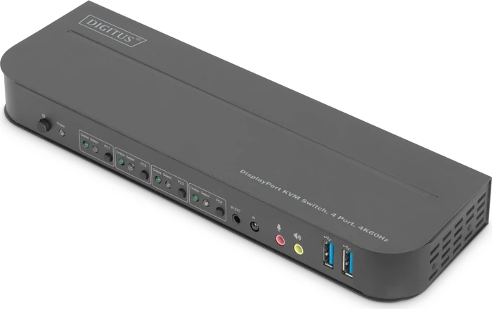Digitus 4K 60Hz DisplayPort/USB KVM-Switch, 4-port