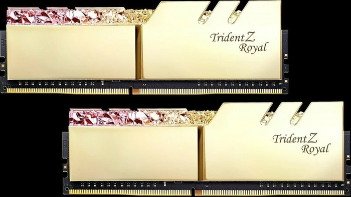 G.Skill Trident Z Royal gold UDIMM 64GB Kit, DDR4-4000, CL15-16-16-36