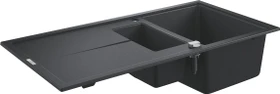 Grohe K400 60-C 100/50 1.5 Kompositspüle Einbau Becken reversibel granit schwarz