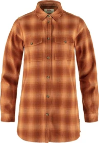Fjällräven Övik Twill Hemd langarm desert brown/autumn leaf (Damen)