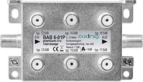 Axing BAB 6-01 6-fach BK-Abzweiger