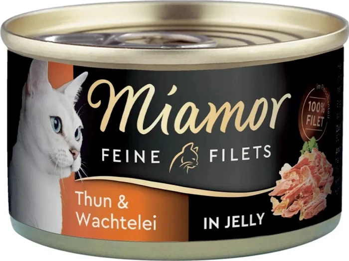 Finnern Miamor Feine Filets Thunfisch und Wachtelei, 100g