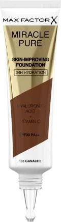 Max Factor Miracle Pure Skin-Improving Hydrating Foundation 105 ganache LSF30, 30ml