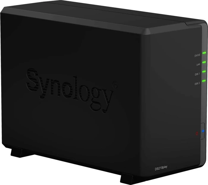 Synology DiskStation DS218play 20TB, 1GB RAM, 1x RJ-45 1000Base-T, 2x USB-A 3.0