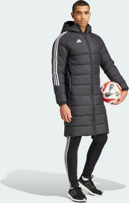 adidas Tiro 24 Long Mantel schwarz/weiß (Herren)