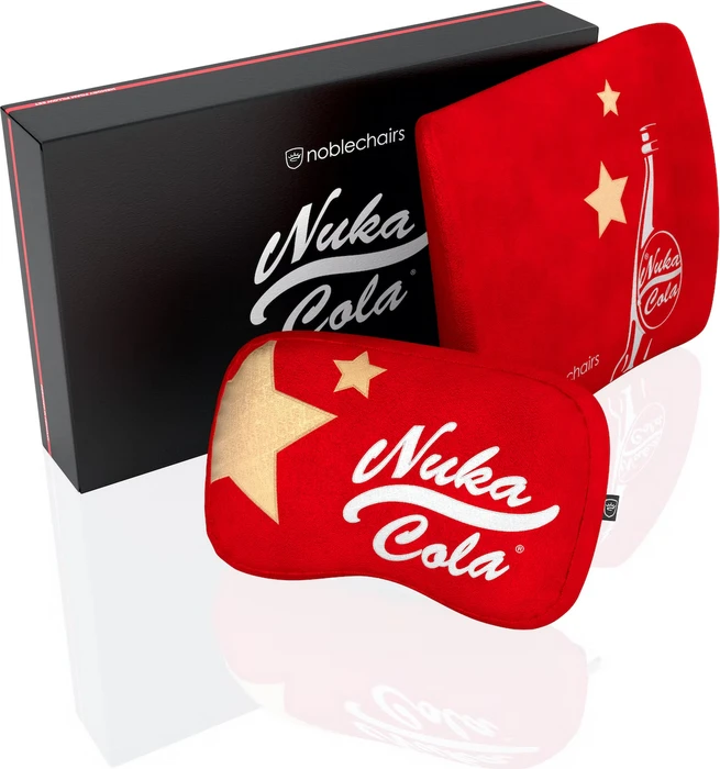 noblechairs Kissen-Set Fallout Nuka-Cola Quantum Edition, rot