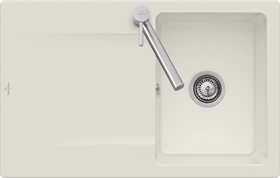 Villeroy & Boch Siluet 800x510mm Einbau Becken reversibel crema