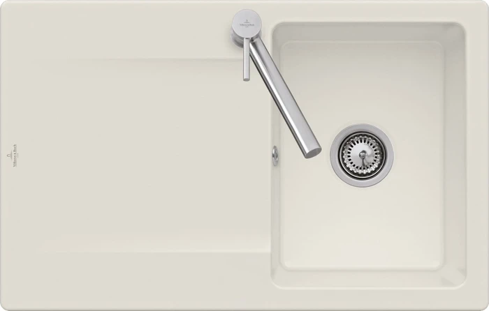 Villeroy & Boch Siluet 800x510mm Einbau Becken reversibel crema