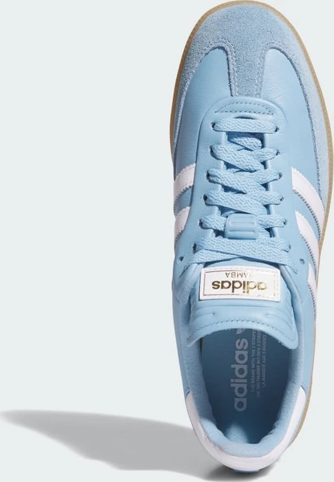 adidas Samba Spikeless Golf clear blue/cloud white/gum