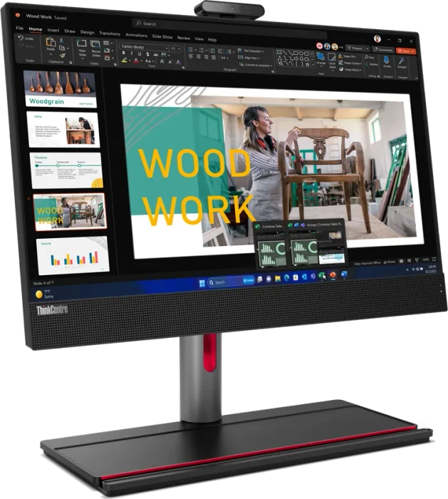 Lenovo ThinkCentre M90a Gen 5 AiO, Core i3-14100, 8GB RAM, 256GB SSD, DE
