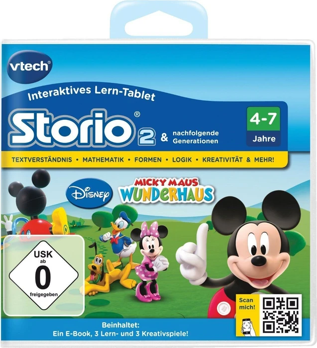 VTech Storio 2 Spiel Micky Maus Wunderhaus (80-230404)