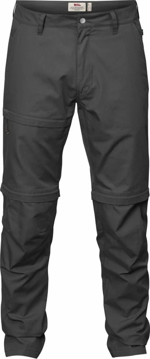 Fjällräven Traveller Zip-Off Hose lang dark grey (Herren)