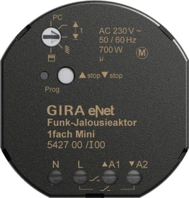 Gira eNet Funk Jalousieaktor Mini 1-fach, Schaltaktor (5427 00)