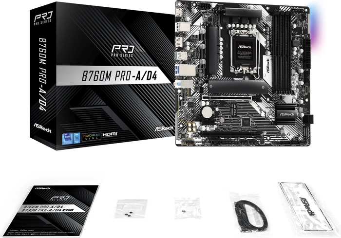 ASRock B760M Pro-A/D4 (Intel 1700)