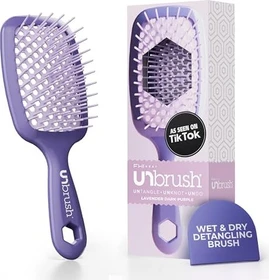 UNbrush Detangling Brush lavender dark purple