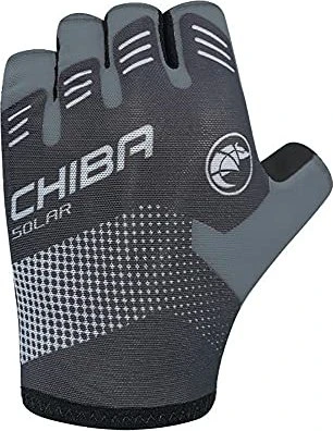 Chiba Solar Fahrradhandschuhe schwarz/weiß