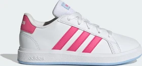 adidas Grand Court Lifestyle Tennis Lace-Up cloud white/pulse magenta/glow blue (Junior)