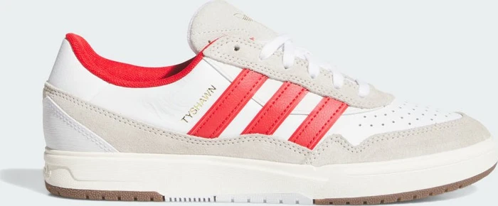 adidas Tyshawn II cloud white/better scarlet/chalk white