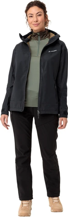 Vaude Elope All Year Softshell Funktionsjacke black uni (Damen)