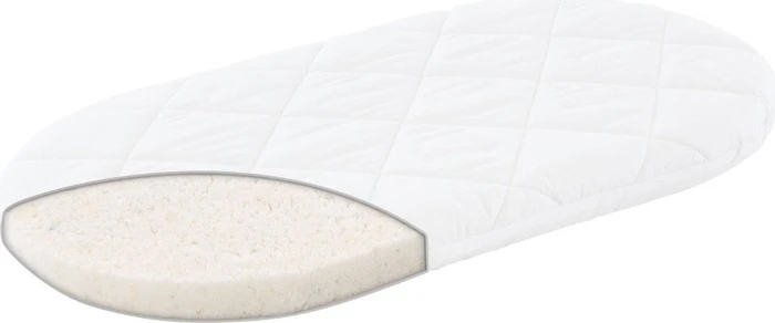 Träumeland Wash Bollerwagen Matratze oval 46x82cm