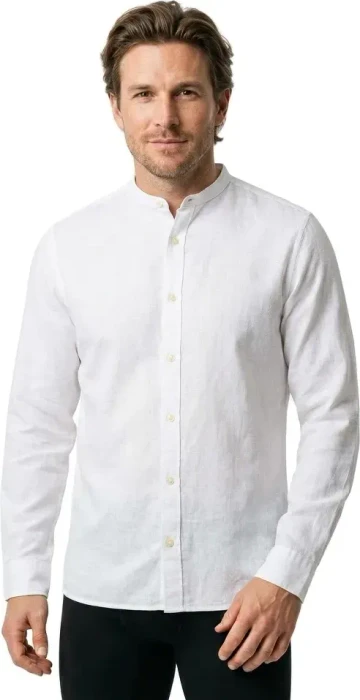 Jack & Jones Comfort Fit Hemd langarm weiß (Herren)