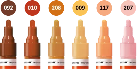 Molotow ONE4ALL 227HS 4mm Acrylmarker Character-Set sortiert, 6er-Set, Etui