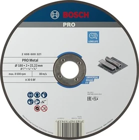 Bosch Professional A30SBF Expert for Metal Trennscheibe, 180x3x22.23mm, 1 Stück