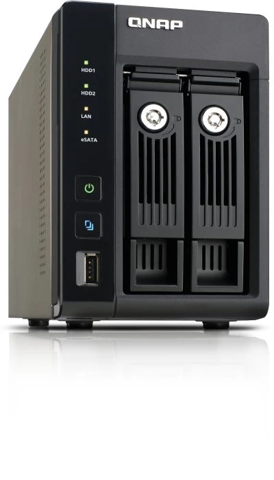 QNAP Turbo Station TS-269 Pro 3TB, 1GB RAM, 2x RJ-45 1000Base-T, 2x USB-A 3.0