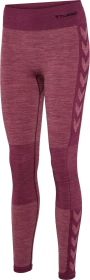 hummel CLEA Seamless Tight Hose lang grape wine (Damen)
