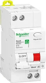 Schneider Electric FI/LS-Schalter Resi9 1P+N, 16A, B-Char., 10mA, Typ A, 6kA