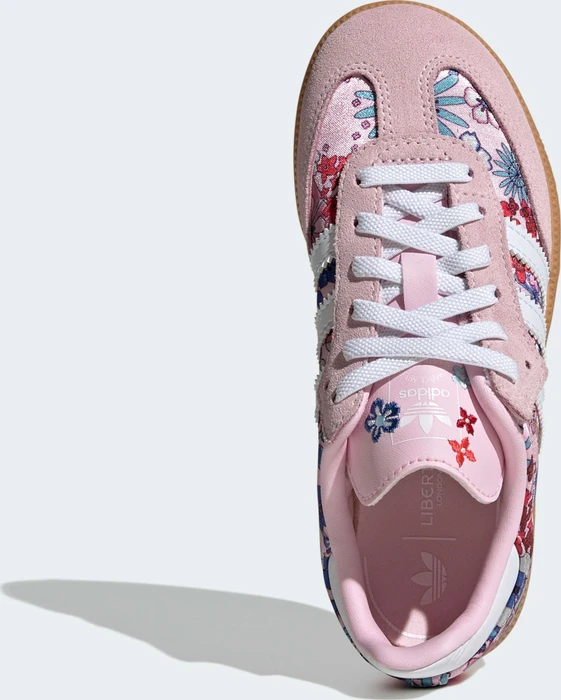 adidas Samba OG x Liberty London Comfort Closure Elastic Lace clear pink/cloud white/gum (Junior)