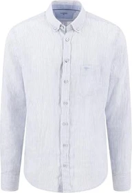 Fynch-Hatton Leinen mit Streifenmuster und Button-Down-Kragen Hemd langarm new breeze (Herren)