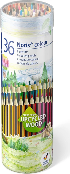 Staedtler Noris colour 185 Buntstift sortiert, Metalldose, 36er-Set